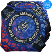 Gladiator | ACL Cornhole Bags | 4 Battle Cheetah Pro Bags