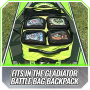 Gladiator Sidekick | Pro Cornhole Bag Carrying Case | Holds 4 Corn Hole Bags