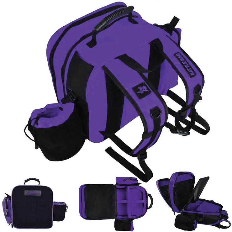 Gladiator Battle Bag Cornhole Backpack for Bags Purple