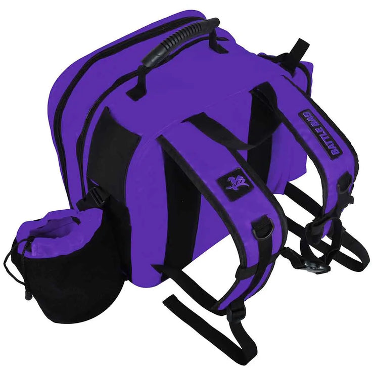 Gladiator Battle Bag Cornhole Backpack for Bags Purple