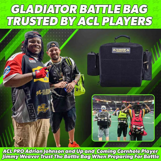 Gladiator Battle Bag Cornhole Backpack for Bags Navy
