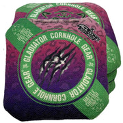 Regulation Cornhole Bags Approved by ACL Gladiator Battle Cheetah Comp 2022 Battle Royale Purple