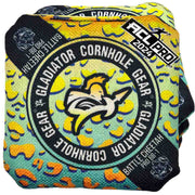 ACL Approved Cornhole Bags Gladiator Battle Cheetah Pro BB-1 2024 Outbreak Yellow