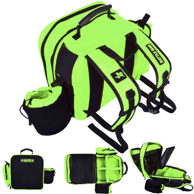 Gladiator Battle Bag Cornhole Backpack for Bags Green - Gladiator Cornhole Gear