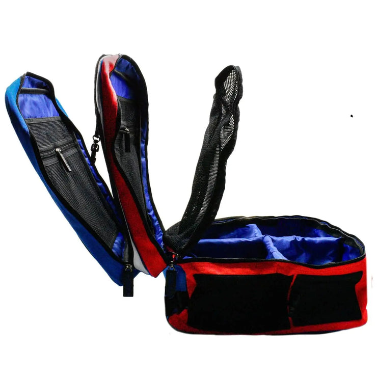 Gladiator Battle Bag Cornhole Backpack for Bags Red White and Blue