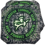 ACL Approved Gladiator Vigilante Pro BR-1 Professional Cornhole Bags Avenge Grey Green
