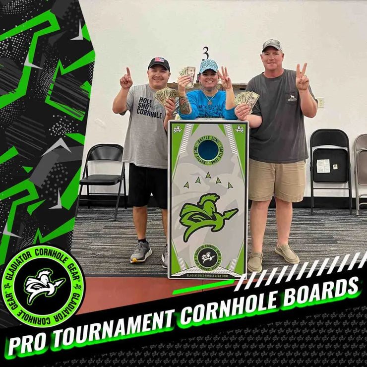 Gladiator Pro Tournament Cornhole Boards - Blackout