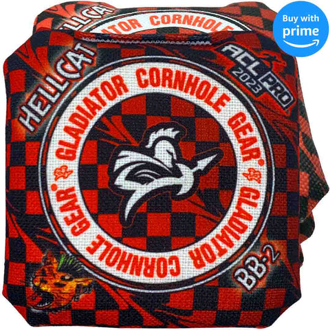 Gladiator Bags | ACL Cornhole Bags | Hellcat Set of 4 Professional Cornhole Bags