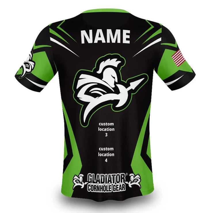 Gladiator Cornhole Gear Alternate Team Jersey Customized Back