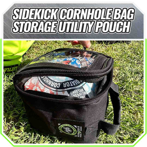 Gladiator Sidekick | Pro Cornhole Bag Carrying Case | Holds 4 Corn Hole Bags