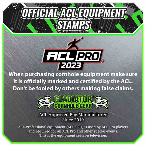 Gladiator Bags | ACL Cornhole Bags | Hellcat Set of 4 Professional Cornhole Bags