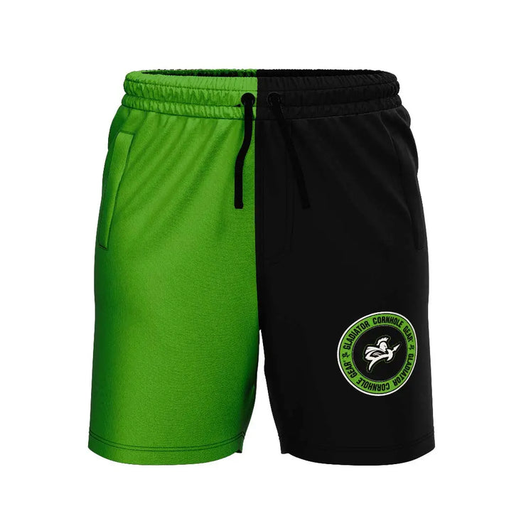 Team Gladiator Color Clash Cornhole Shorts Front