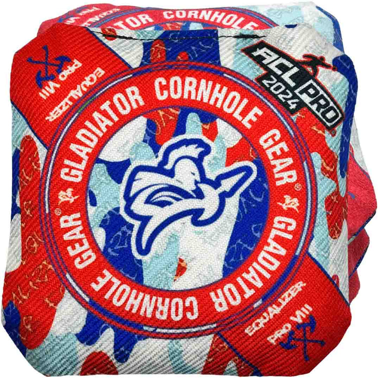 Professional Cornhole Bags Approved by ACL Gladiator Equalizer Pro 2022 American Flag