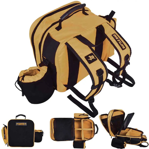 Gladiator Battle Bag Cornhole Backpack for Bags Yellow - Gladiator Cornhole Gear