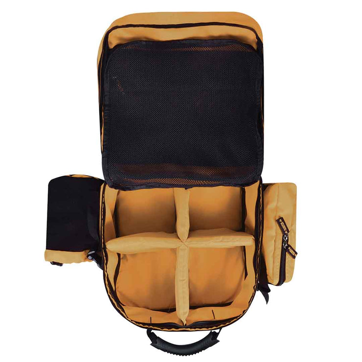 Gladiator Battle Bag Cornhole Backpack for Bags Yellow