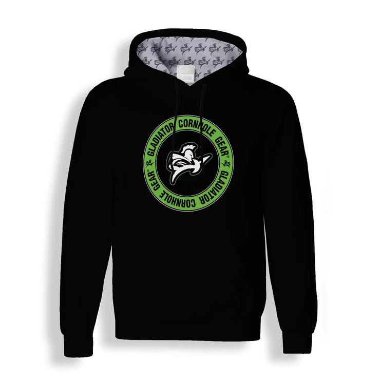 Team Gladiator Flex Hoodie in Black Plus Sizes Vendor 